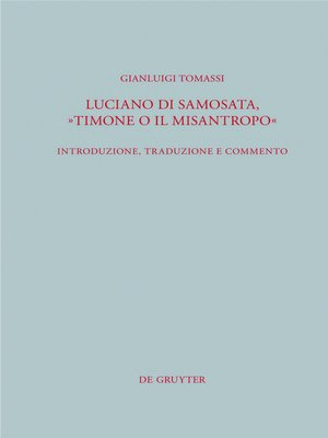 cover image of Luciano di Samosata, "Timone o il misantropo"